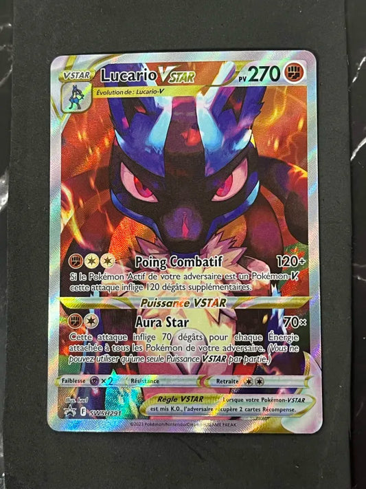 Carte Pokémon Lucario VStar Promo Épée et Bouclier