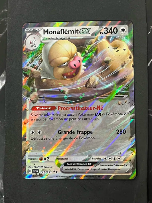 Carte Pokémon Monaflèmit Ex Étincelles Déferlantes