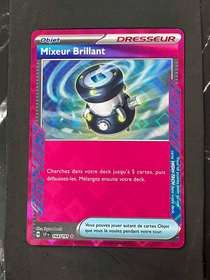 Carte Pokémon Mixeur Brillant Étincelles Déferlantes