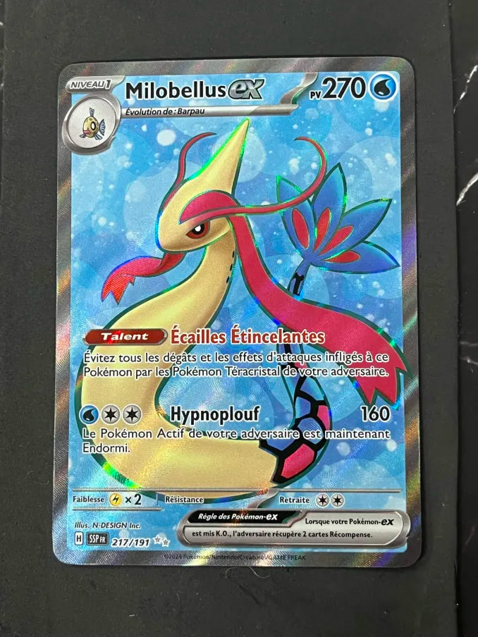 Carte Pokémon Milobellus Ex Étincelles Déferlantes