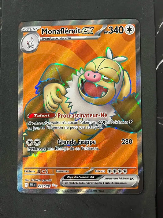 Carte Pokémon Monaflèmit Ex Étincelles Déferlantes