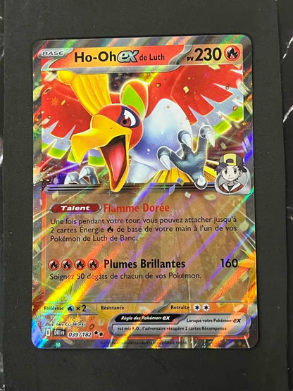 Carte Pokémon Ho-Oh Ex de Luth Rivalités Destinées
