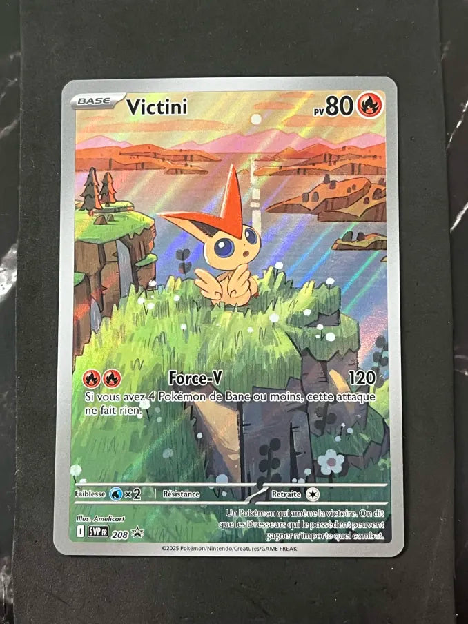 Carte Pokémon Victini Promo Écarlate et Violet