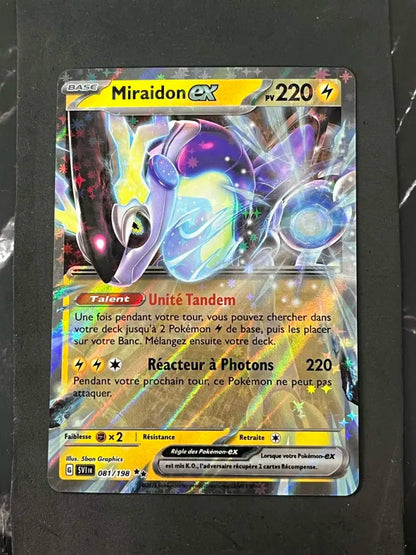Carte Pokémon Miraidon Ex Écarlate et Violet