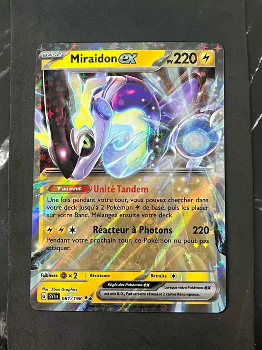 Carte Pokémon Miraidon Ex Écarlate et Violet