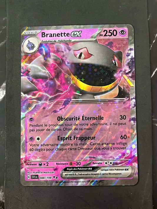 Carte Pokémon Branette Ex Écarlate et Violet