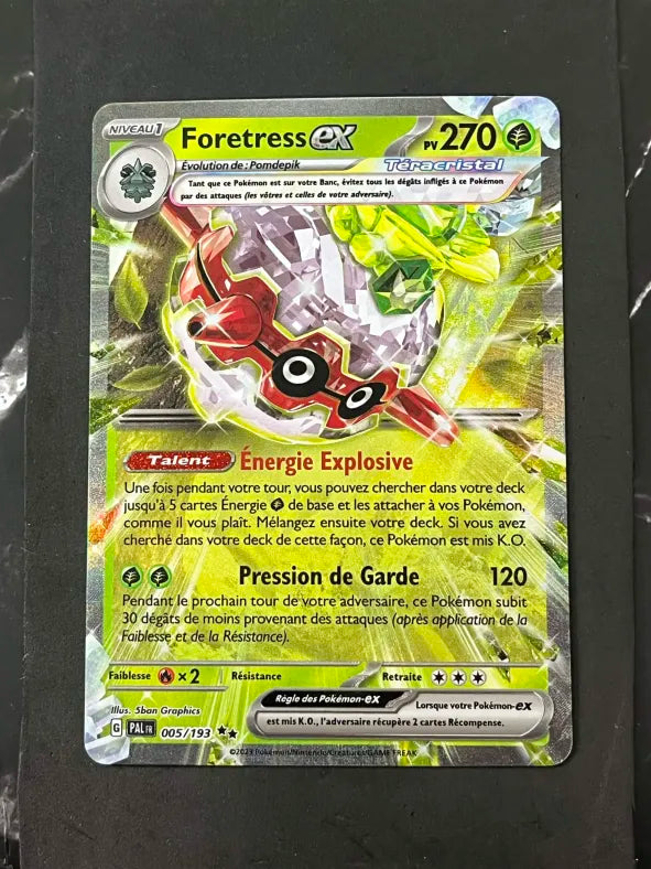 Carte Pokémon Forestress Ex Évolutions à Paldea