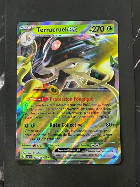 Carte Pokémon Terracruel Ex Destinées de Paldea