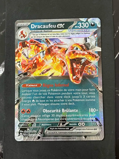 Carte Pokémon Dracaufeu Ex Destinées de Paldea