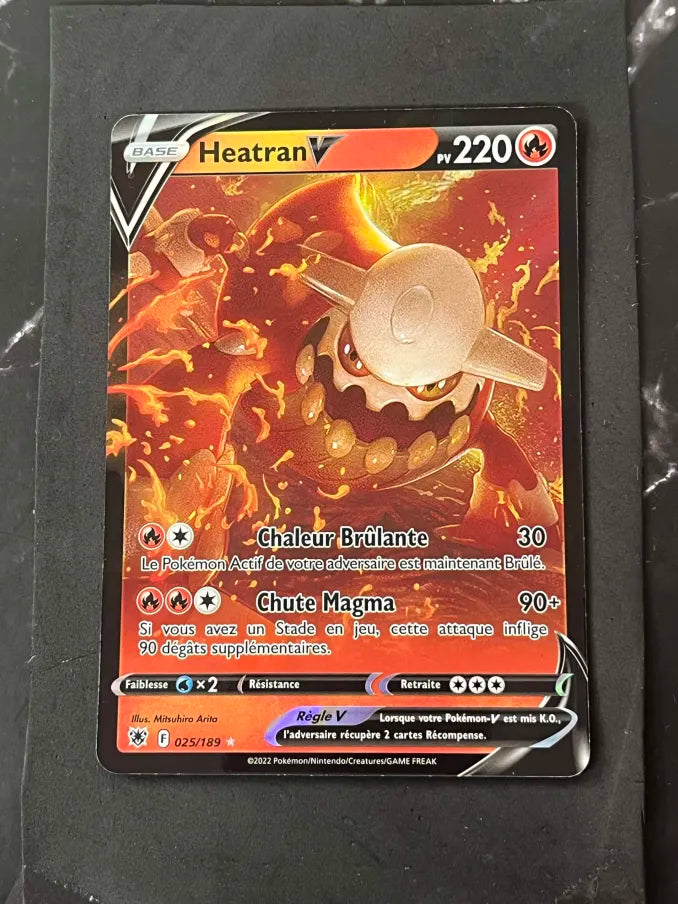 Carte Pokémon Heatran V Astres Radieux
