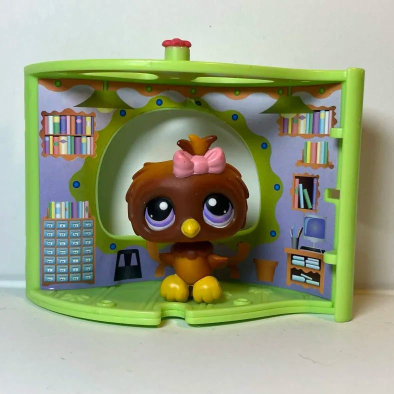 Figurine Littlest Petshop Chouette #354 "Pet Nook"