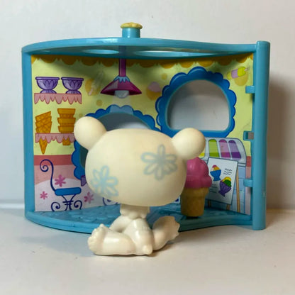 Figurine Littlest Petshop Ours Polaire #470 "Pet Nook"