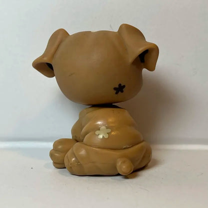 Figurine Littlest Petshop Chien Bulldog #607