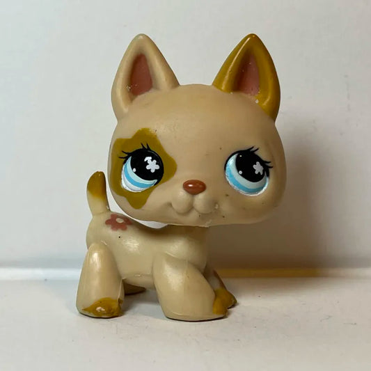 Figurine Littlest Petshop Chien Berger Allemand #604