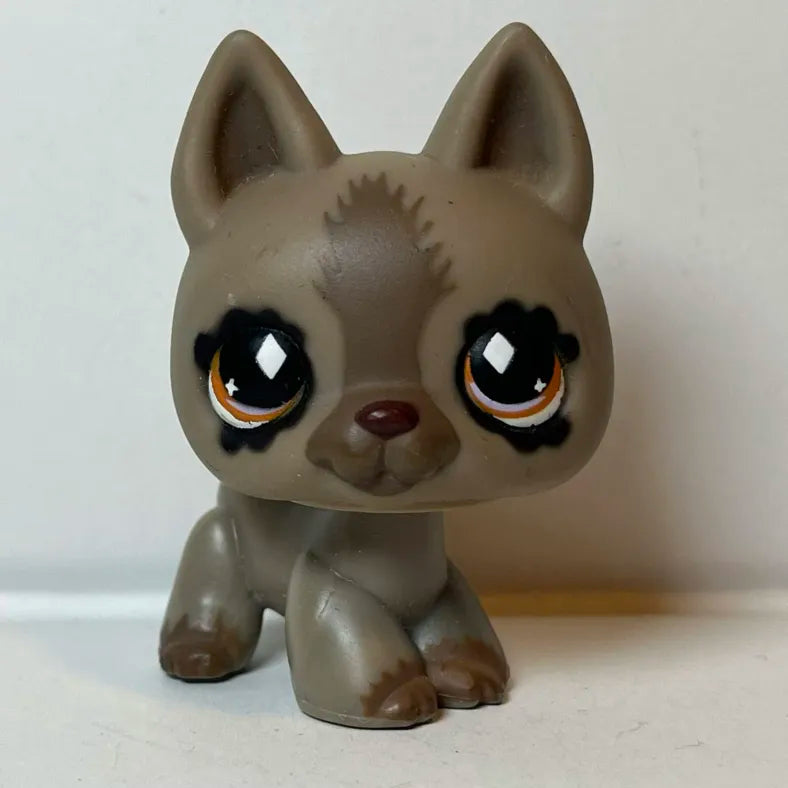 Figurine Littlest Petshop Chien Berger Allemand #491