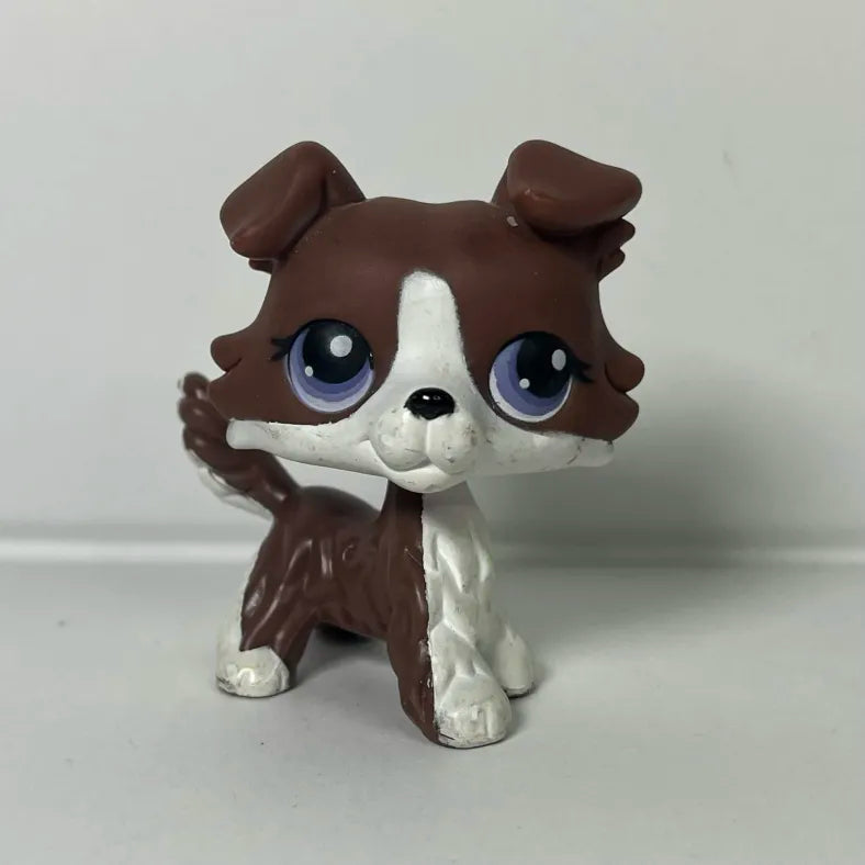 Figurine Littlest Petshop Chien Border Collie Puzzle no #