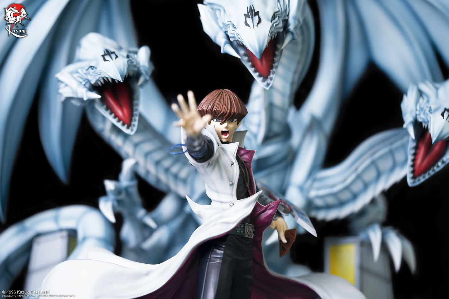 Kaiba and Blue-Eyes Ultimate Dragon Figure