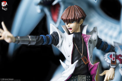 Kaiba and Blue-Eyes Ultimate Dragon Figure