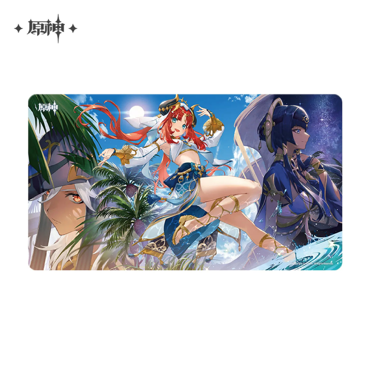Tapis de souris Genshin Impact : Cyno, Nilou & Candace