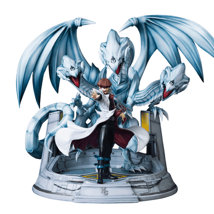 Kaiba and Blue-Eyes Ultimate Dragon Figure