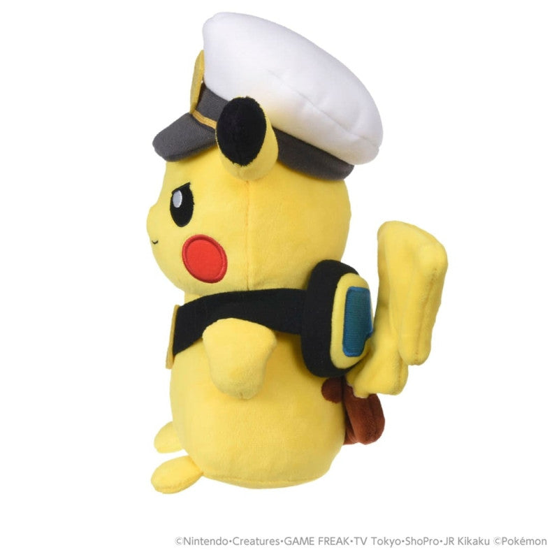 Peluche Pokémon Captain Pikachu Goggles ver.