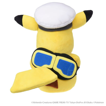 Peluche Pokémon Captain Pikachu Goggles ver.