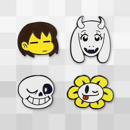 Set de 4 pins Undertale (2)
