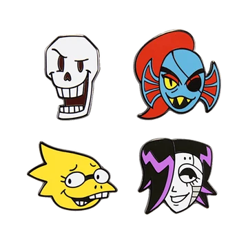 Set de 4 pins Undertale (1)