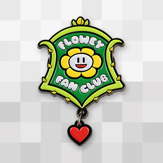 Undertale Flowey Fan Club Pins
