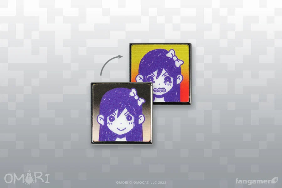 Pins lenticulaire Omori Emotions