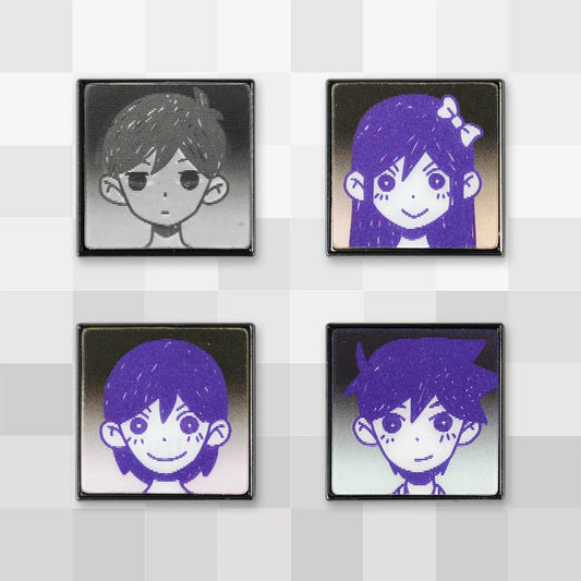 Omori Emotions Lenticular Pins