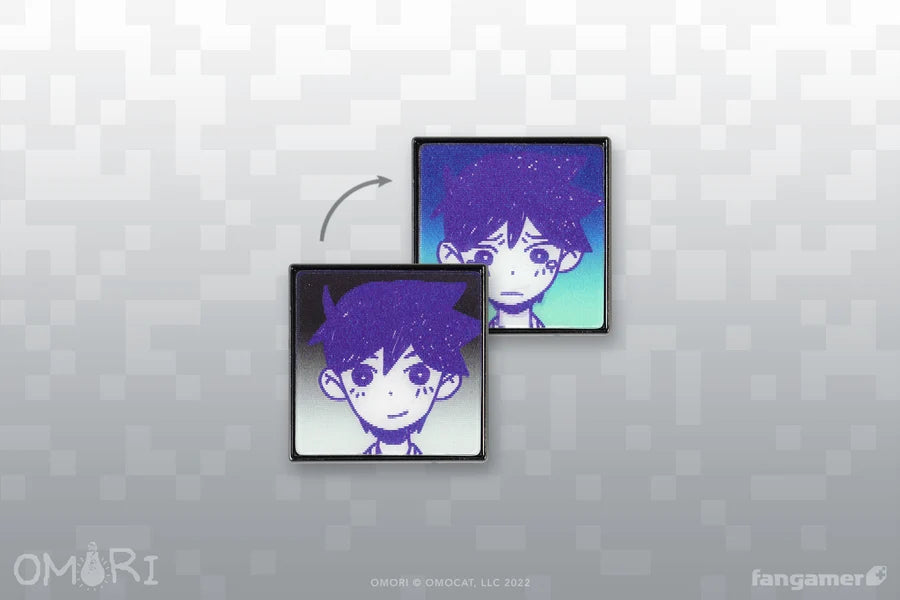 Pins lenticulaire Omori Emotions